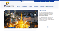 Desktop Screenshot of britishchambermyanmar.com