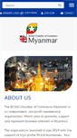 Mobile Screenshot of britishchambermyanmar.com
